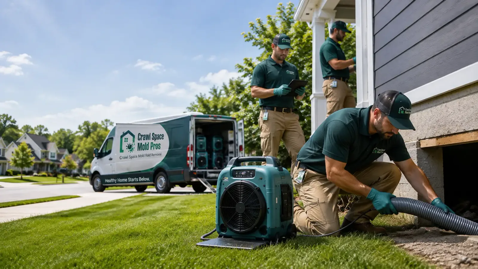Crawl Space Mold Removal in Mason City, NE